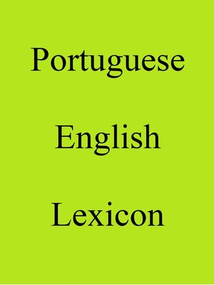 cover image of Portuguese English Lexicon